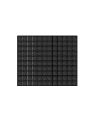 Kit dalles de sol pour garage double - 30 m² - 5 m x 6 m - Noir