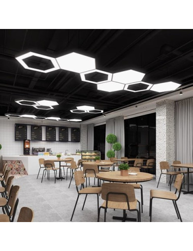 Led Hexagonal Plein pour garage Led Hexagonal Plein pour garage