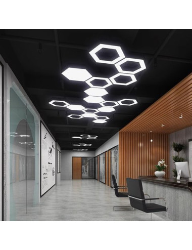 Led Hexagonal Plein pour garage