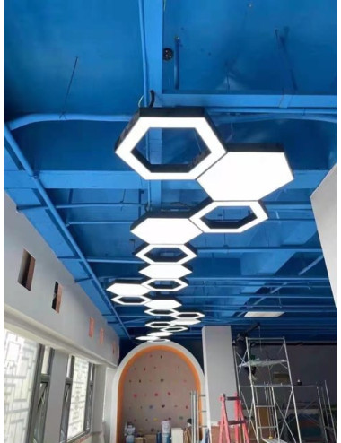 Led Hexagonal Plein pour garage