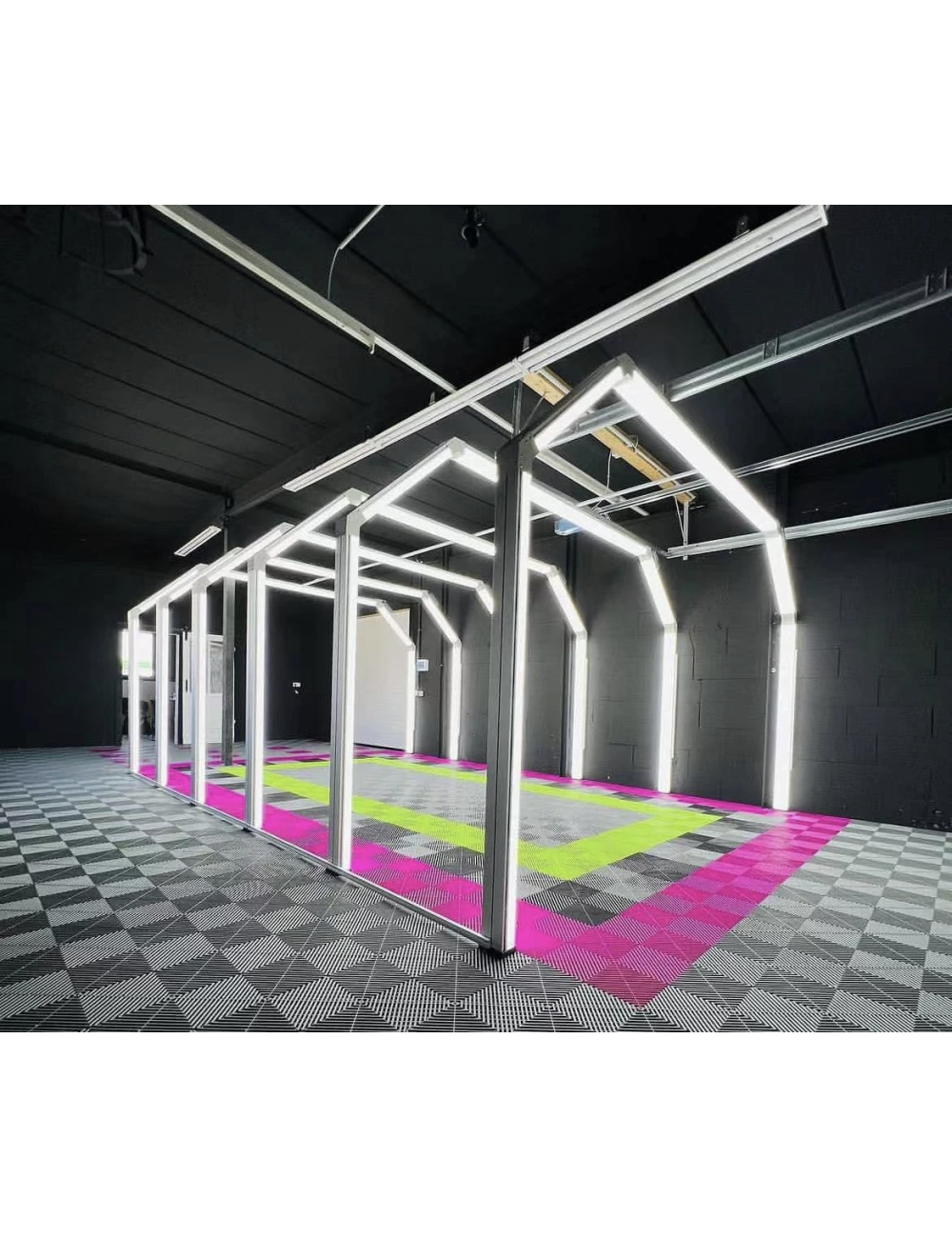 Tunnel de Lumière LED HEXALUMINA