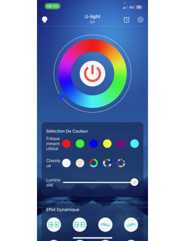 Eclairage LED RGB - Design Nid d'abeille