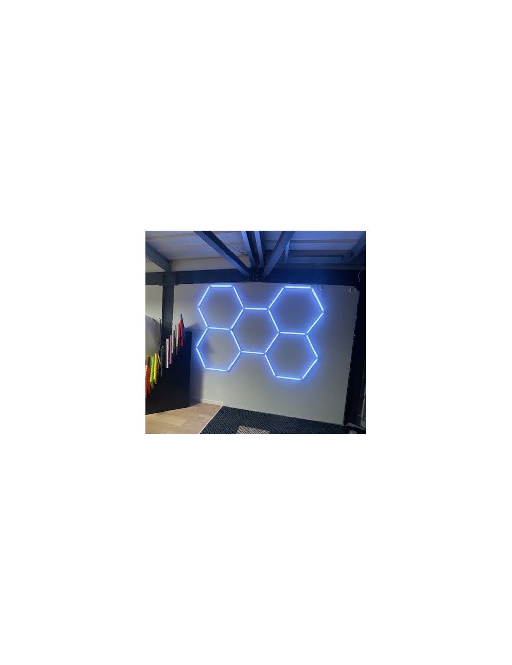 Eclairage LED RGB - Design Nid d'abeille