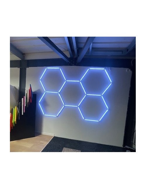 Eclairage LED RGB - Design Nid d'abeille