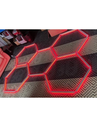 Eclairage LED RGB - Design Nid d'abeille